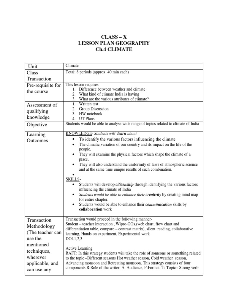 Chapter 4 Climate Pdf Monsoon Weather