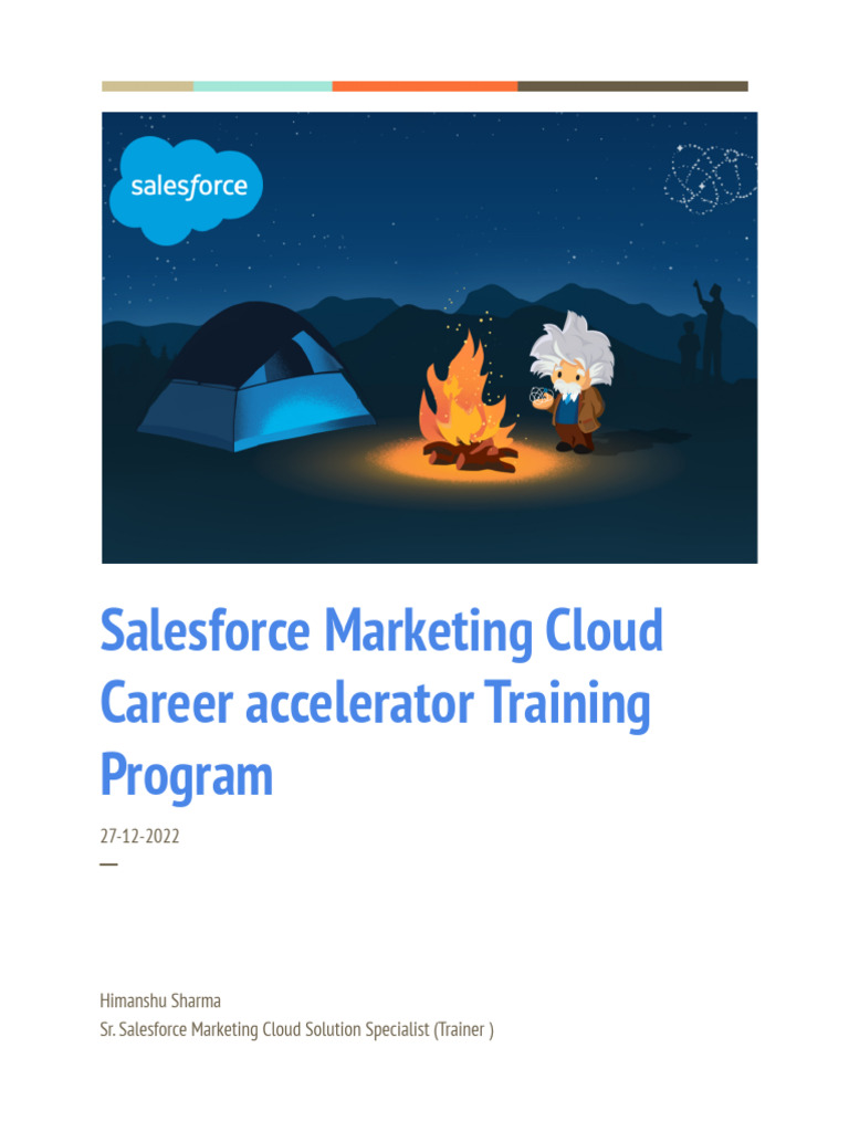 Salesforce Marketing Cloud Training | PDF | Software Engineering | Software