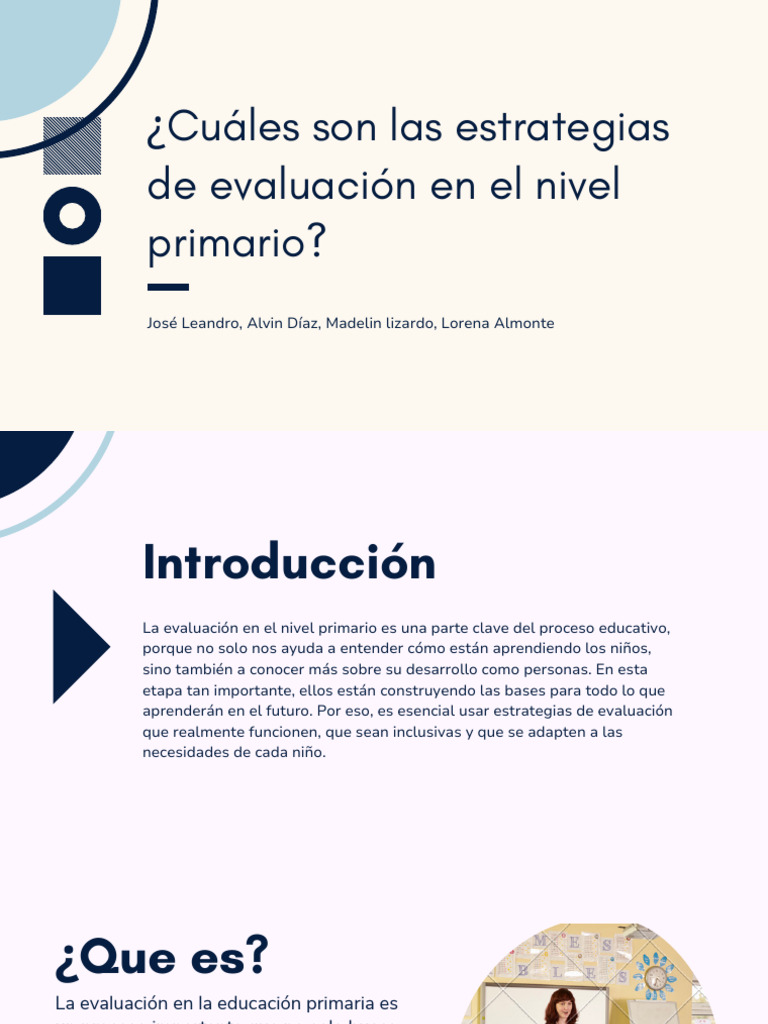 Estrategias de Evaluación en Primaria | PDF | Evaluación | Aprendizaje