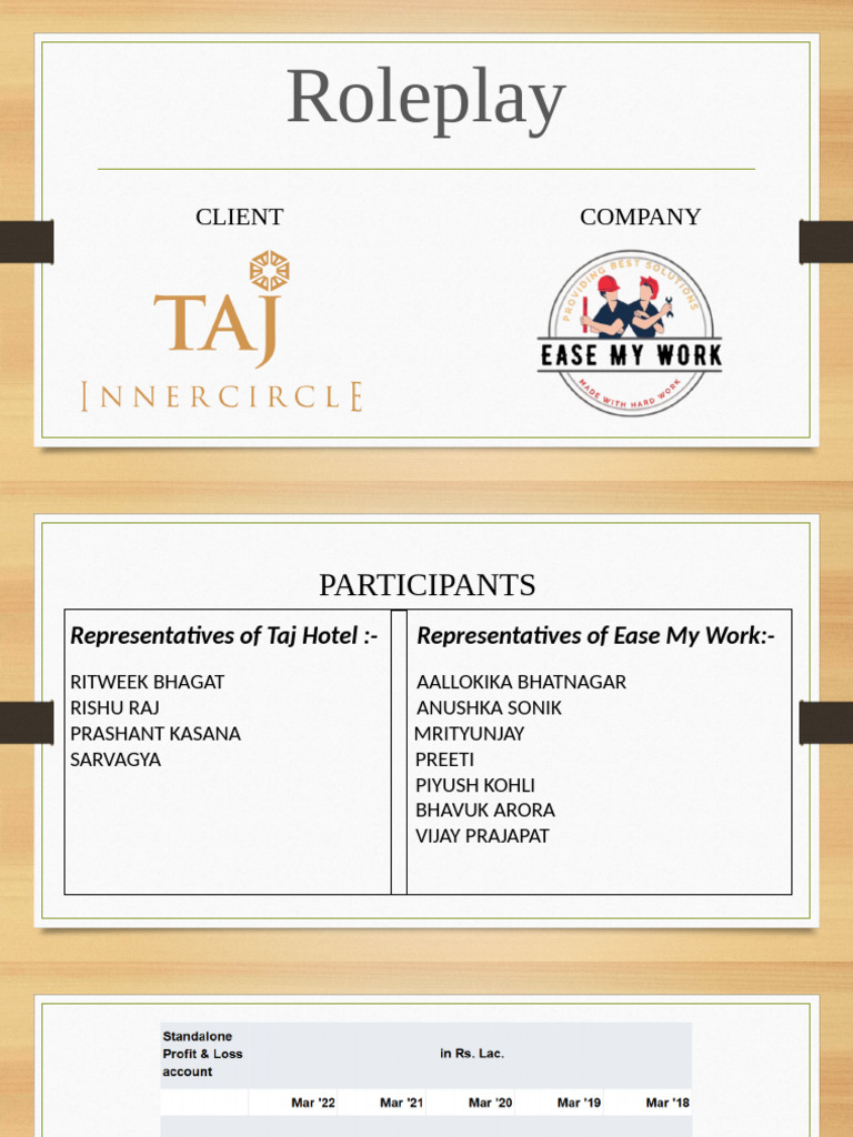 Roleplay: Client Company | PDF