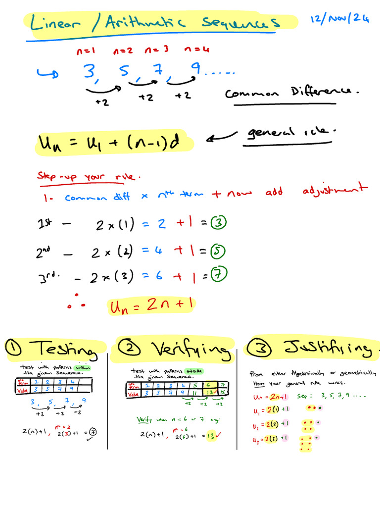 Understanding Linear Sequences | PDF | Abstract Algebra | Mathematical ...
