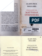 Evocación de Matthias Stimmberg, Alain-Paul Mallard