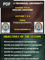 PEE Paragraph Structure Explained | PDF | Cognitive Science