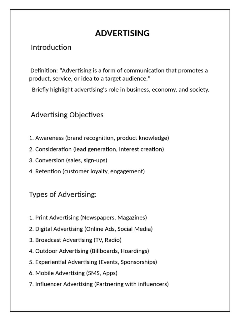 ADVERTISING | PDF