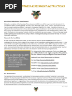 FBI Physical Fitness Test Scoring Guide | PDF