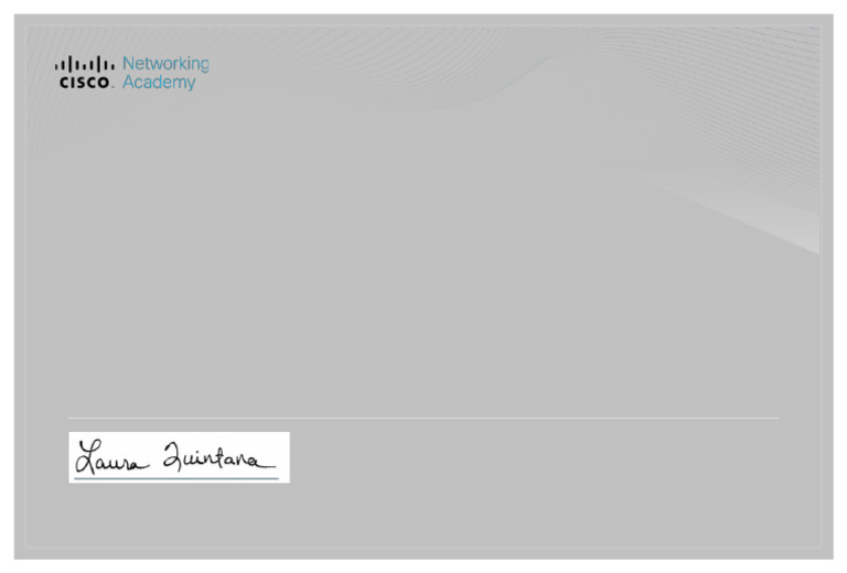 CCNA - Introduction To Networks Certificate | PDF