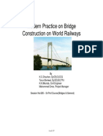Modern Practice On Bridge Construction On World Railways