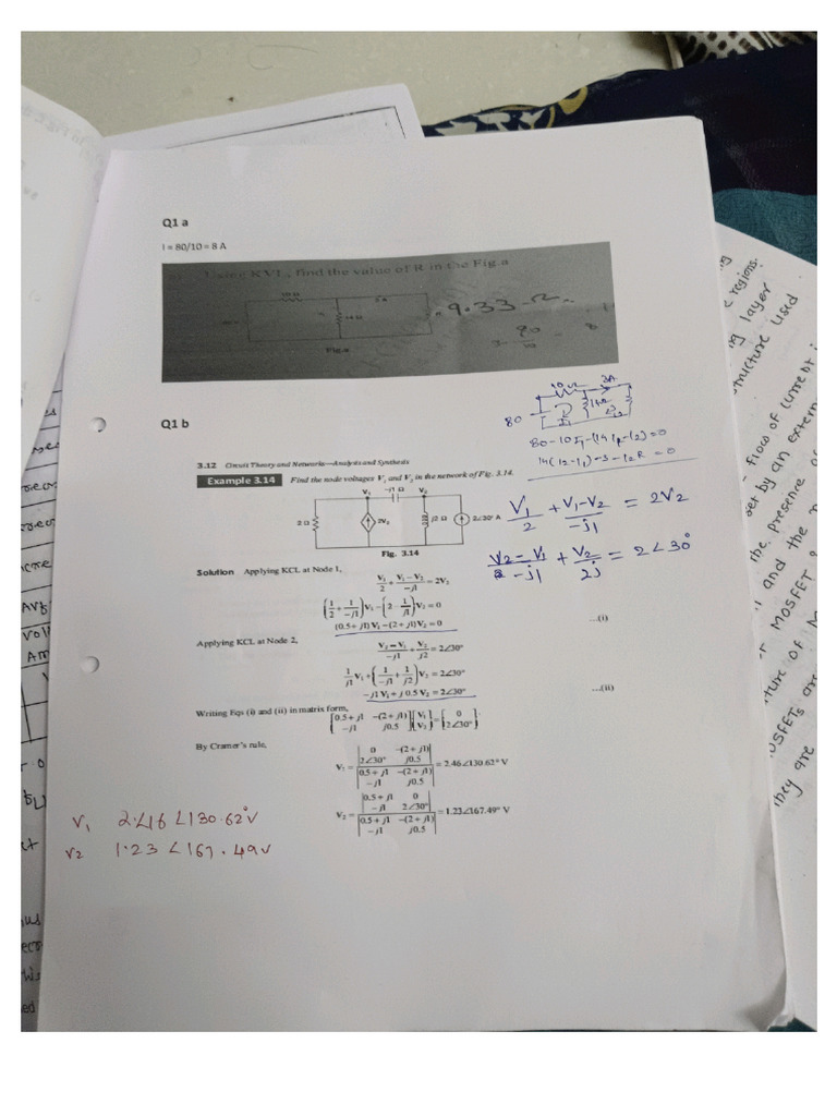 Electric Circuit Insem Solution by VP | PDF