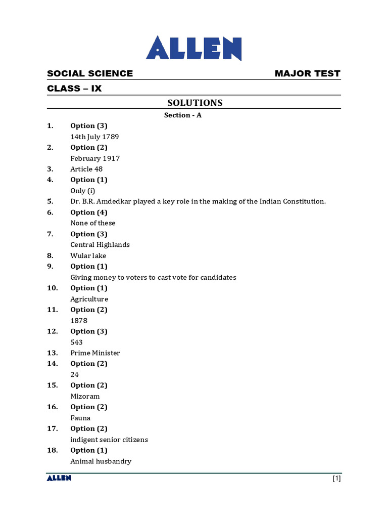 9th Major SST Solution Keulhz | PDF | Pastoralism | Poverty