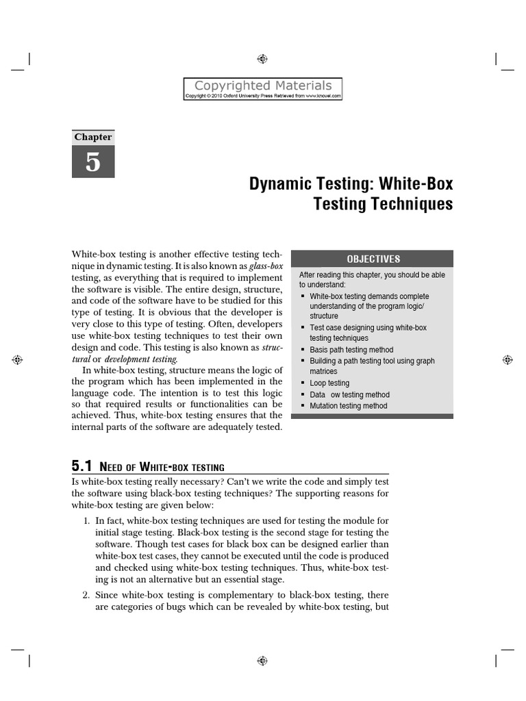 White-Box Testing Techniques Explained | PDF | Vertex (Graph Theory ...