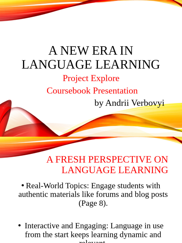 New Coursebook Presentation | PDF