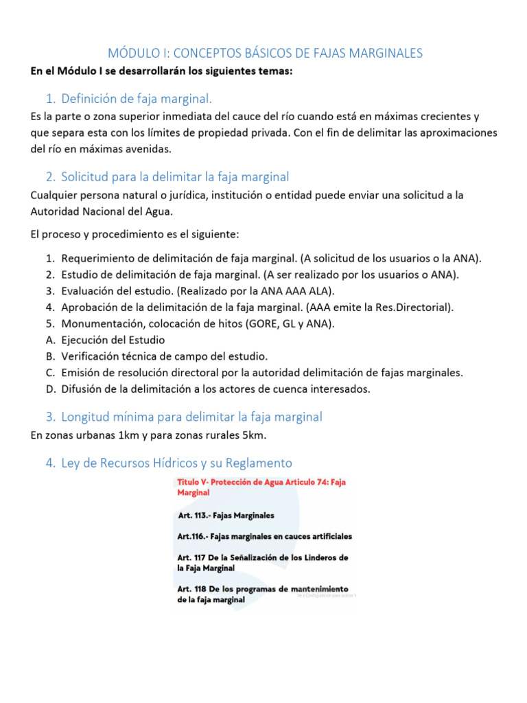 Conceptos Básicos de Fajas Marginales | PDF