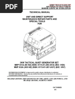 帽子 40's U.S.ARMY AIR FORCE TYPE A-4 MEP806A Technical Manual Repair Parts TM 9 6115 645 24P