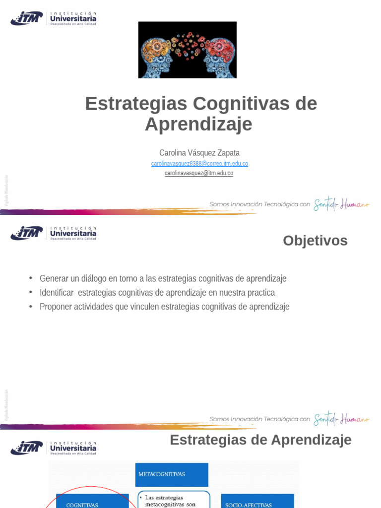 Estrategias Cognitivas de Aprendizaje | PDF | Aprendizaje | Cognición