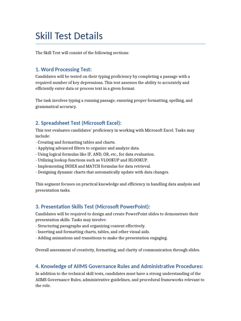Skill_Test_Details | PDF