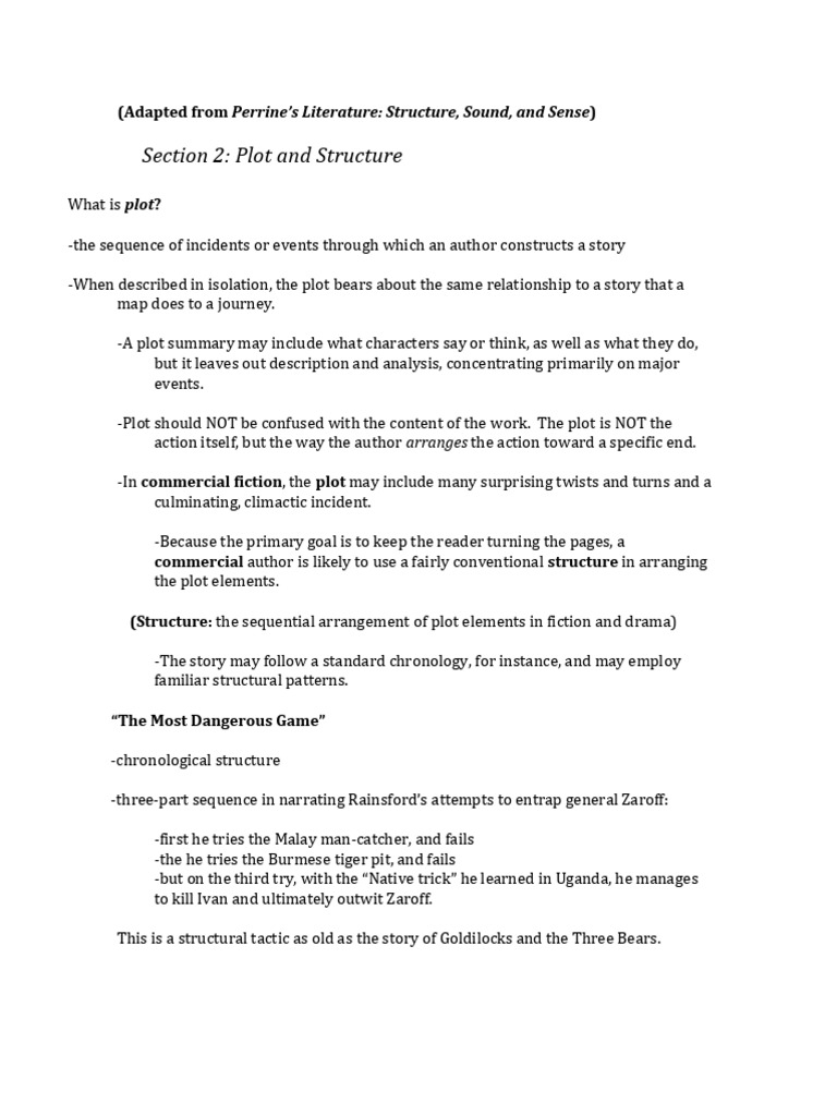 Week 2 notes on plot pdf plot narrative hero