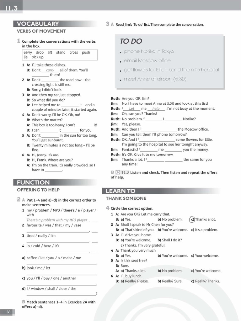 Telephoning&asking For Help - Tasks | PDF