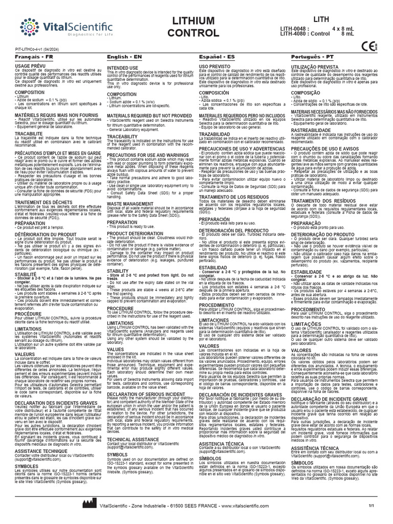 Lithium Quality Control Device | PDF | Periodic Table | Metallic Elements