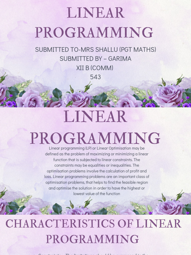 Depreciation | PDF | Linear Programming | Mathematical Optimization