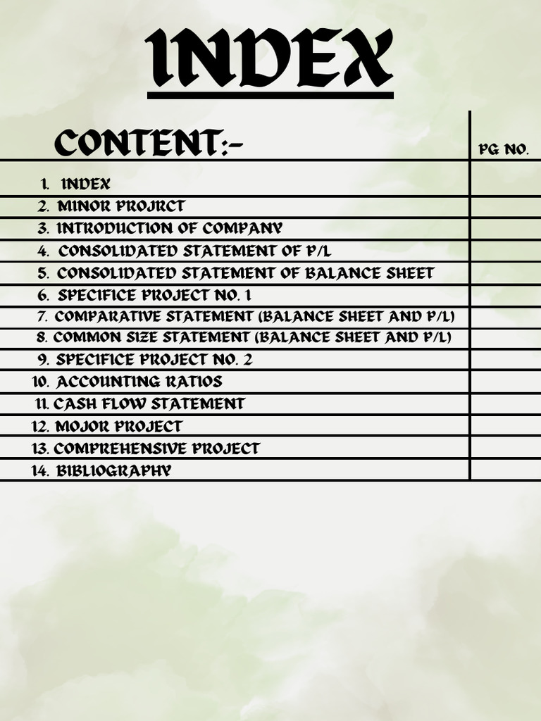 INDEX | PDF
