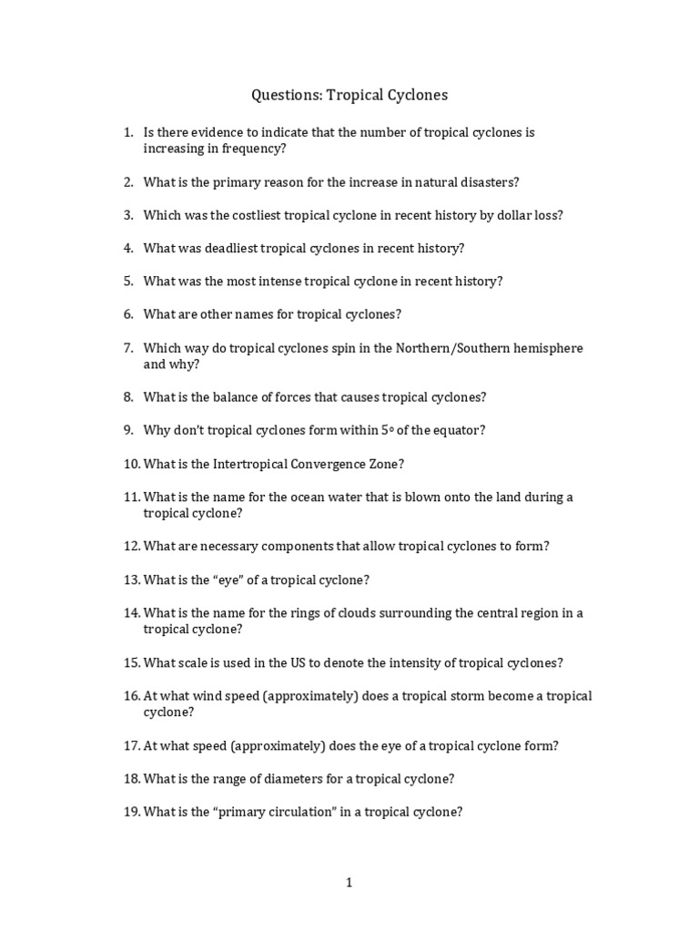 Tropical Cyclones Pdf Tropical Cyclones Vortices