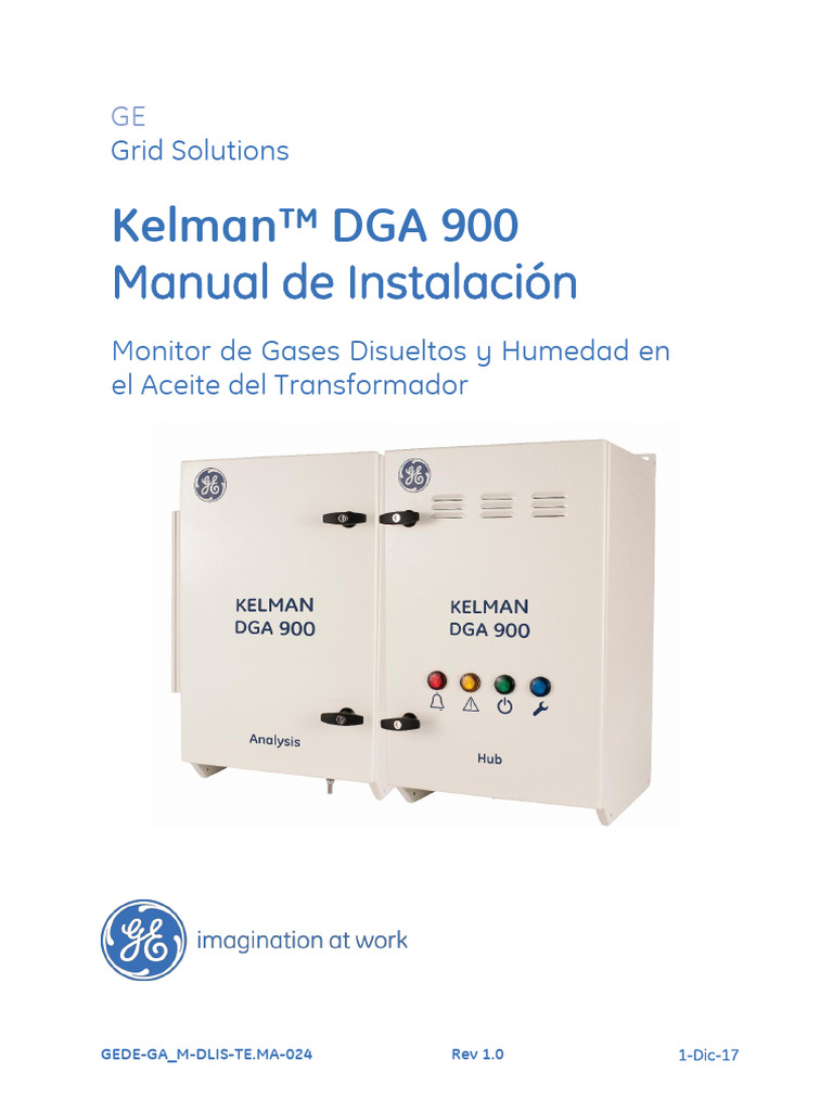 MA-024 - DGA 900 Installation Manual - Rev 1 M | PDF | Transformador ...
