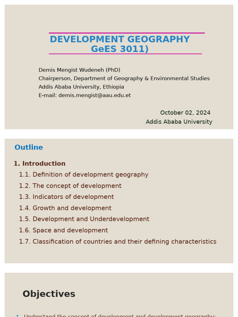 Understanding Development Geography | PDF | Gross Domestic Product ...