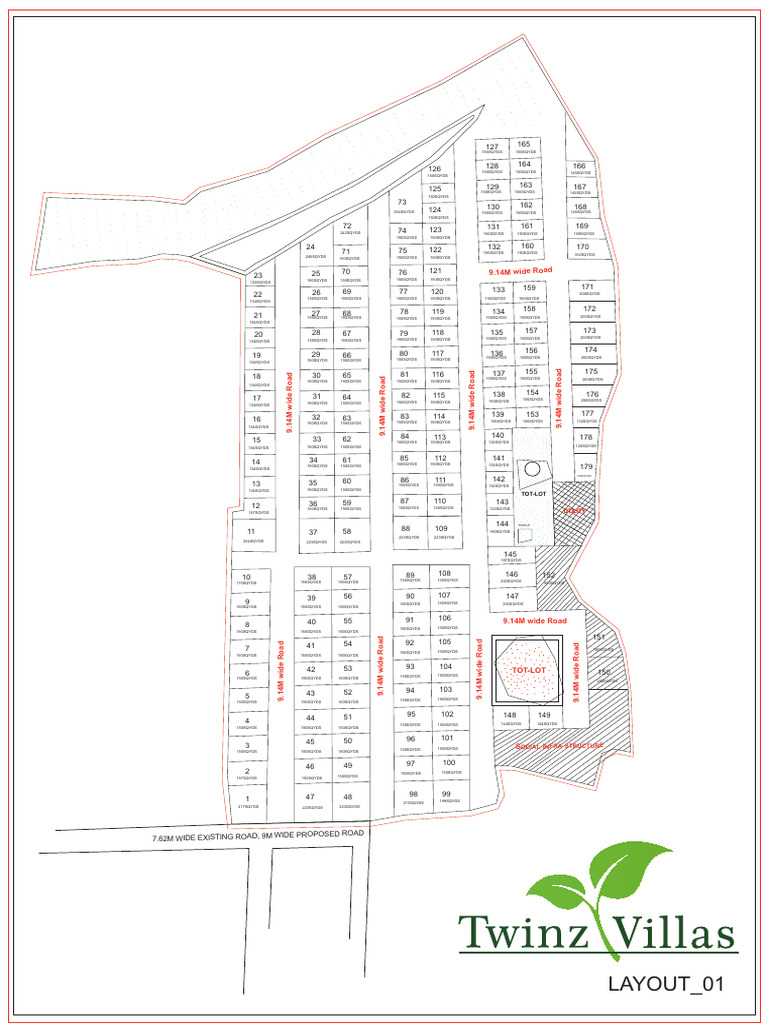 Residential Plot Layout | PDF