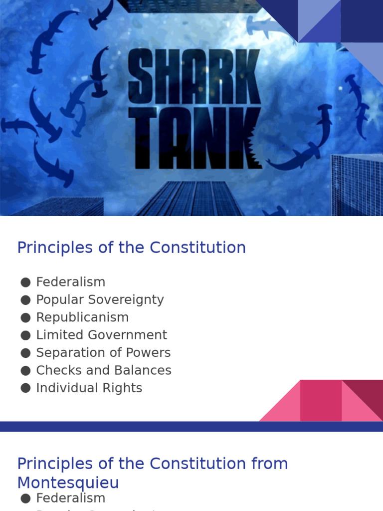 Key Principles of the Constitution | PDF | Separation Of Powers ...