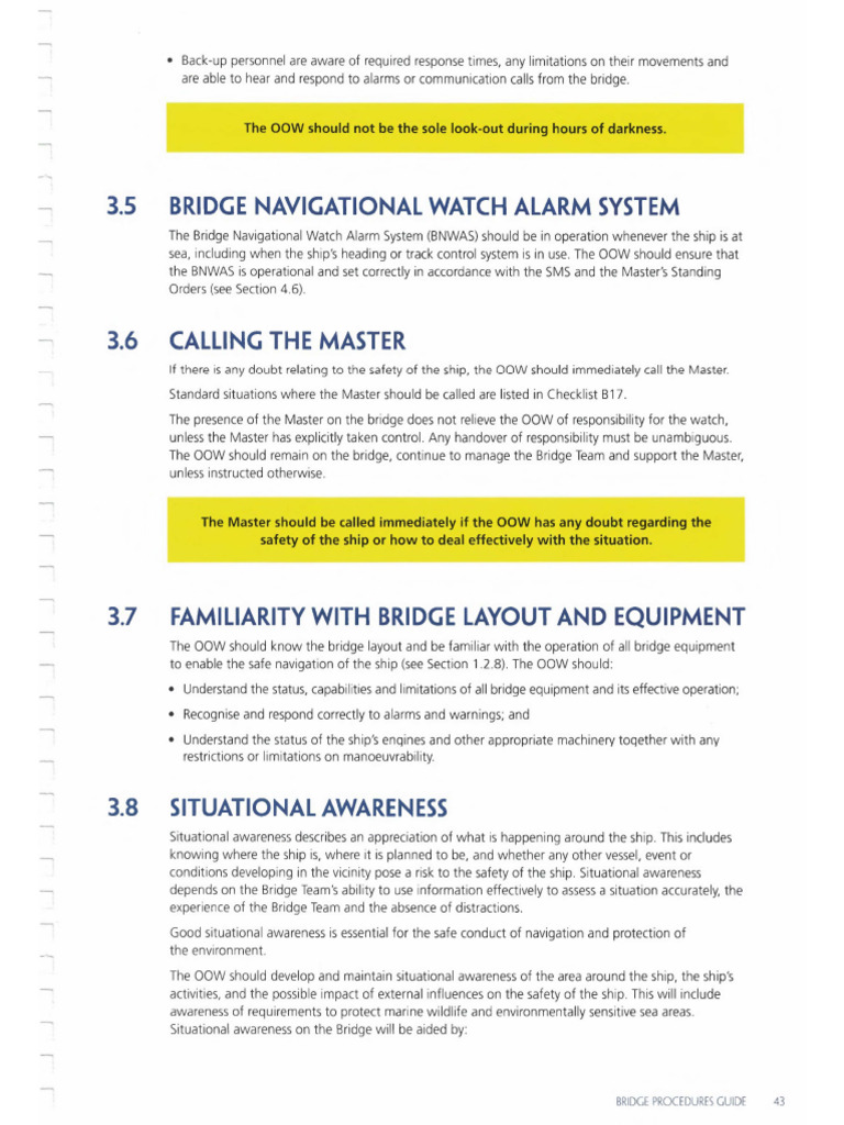 Enhancing Situational Awareness on the Bridge | PDF | Situation ...