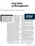 Bench Marking Sales Forecasting