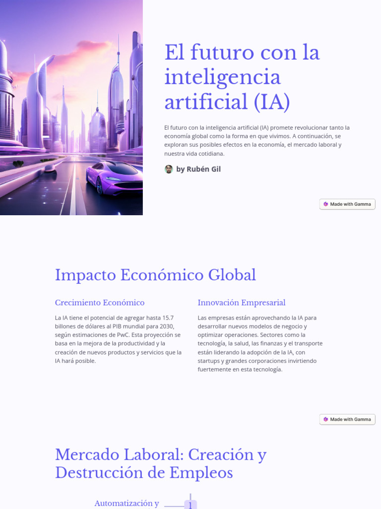 El Futuro Con La Inteligencia Artificial IA | PDF | Inteligencia ...