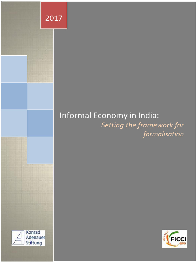 Formalizing India's Informal Economy | PDF | Taxes | Employment
