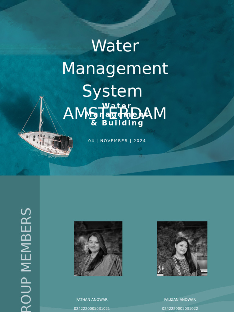 Amsterdam's Sustainable Water Management | PDF | Combined Sewer | Water ...
