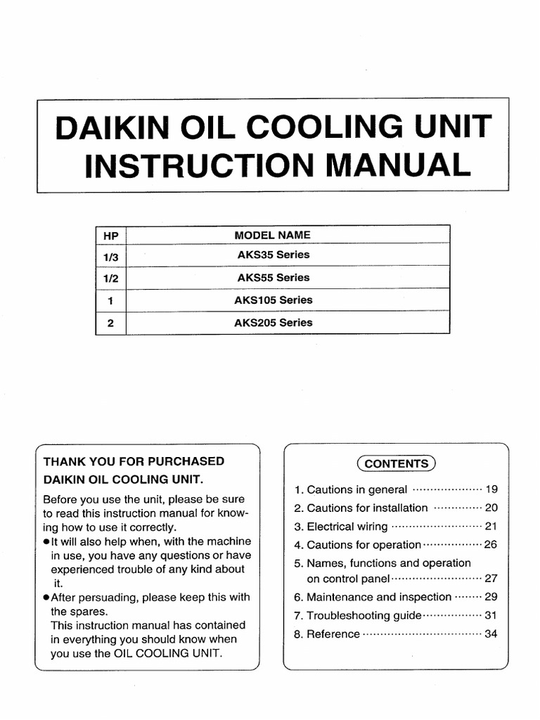 DAIKIN CHILLER MANUAL PDF visual data 3