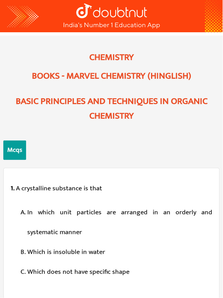 Books Doubtnut Question Bank | PDF | Distillation | Chromatography