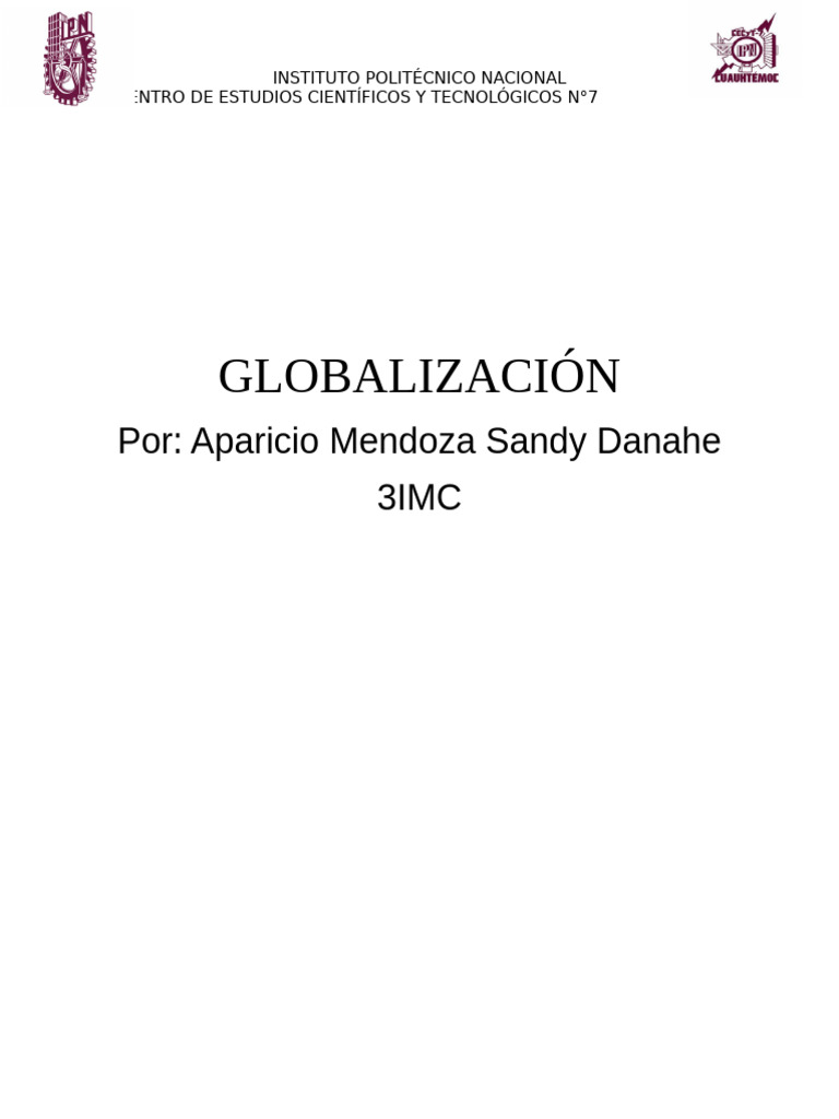 Impacto de la Globalización en México | PDF | Globalización | Inflación