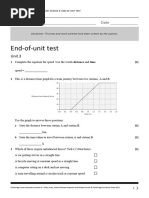 End-of-Unit Test: Cambridge Science 8 | PDF | Magnetic Field | Magnetism