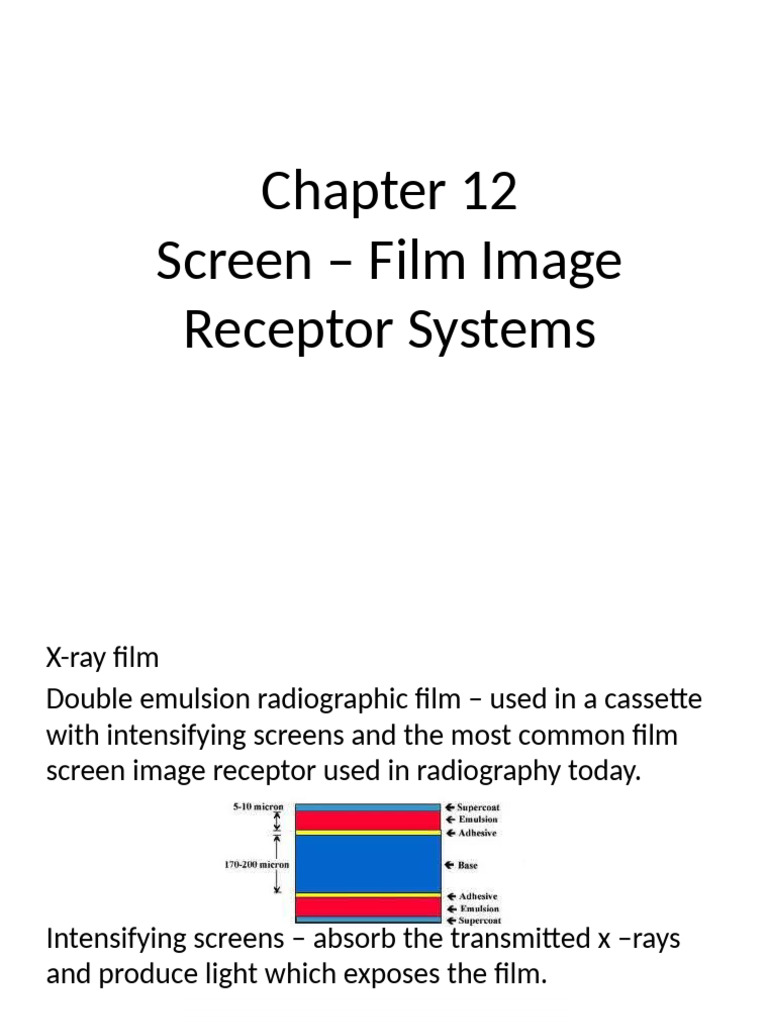 X-ray Film and Imaging Systems Overview | PDF | Radiography | Materials
