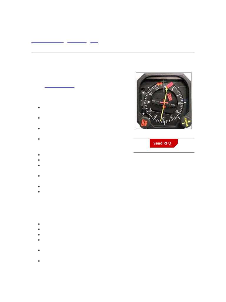 Collins 331A-3G Course Indicator Guide | PDF | Aerospace | Avionics