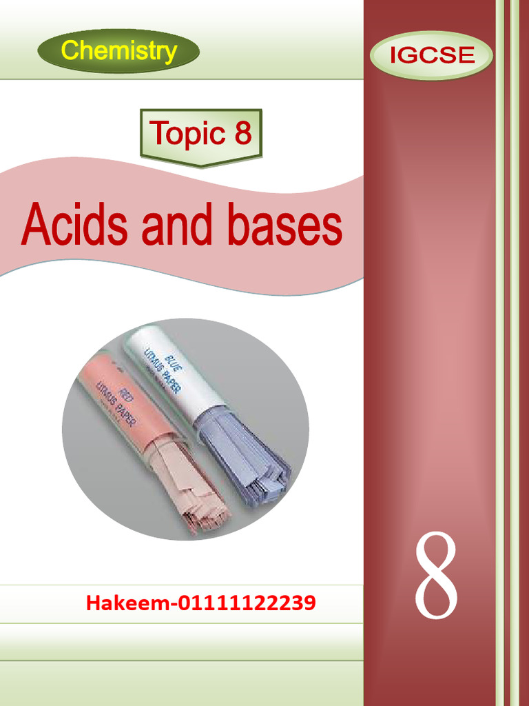 Acids, Bases, and Their Reactions | PDF | Acid | Hydroxide