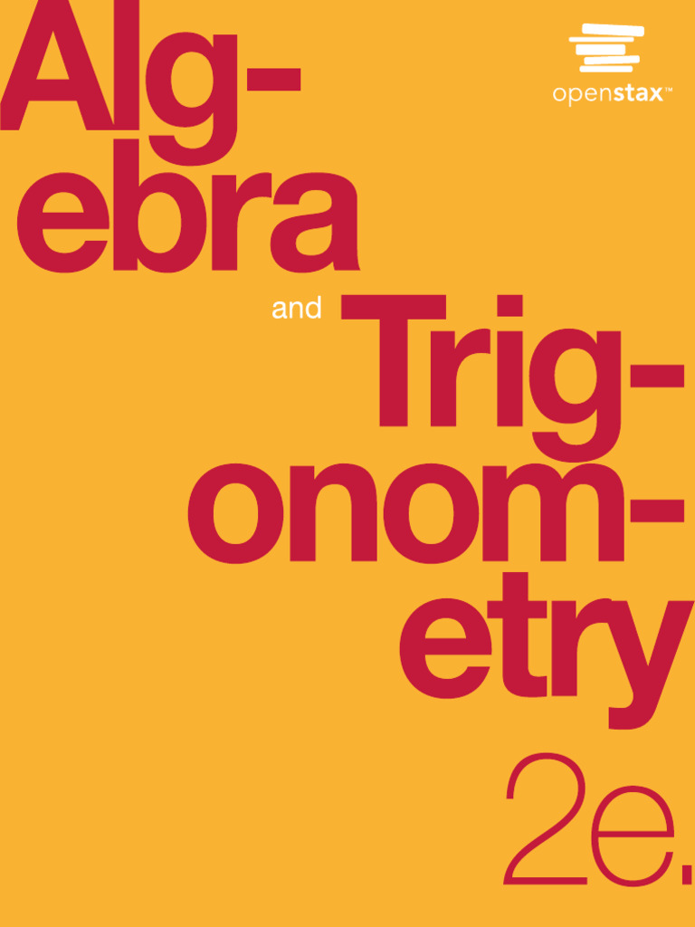 Algebra and Trigonometry-1 | PDF | Trigonometric Functions | Function ...