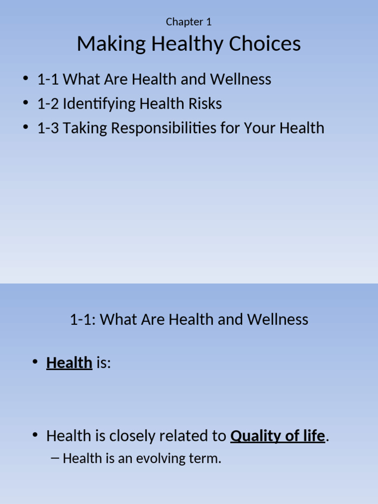 Health Chapter 1 Notes | PDF | Fear | Mental Disorder