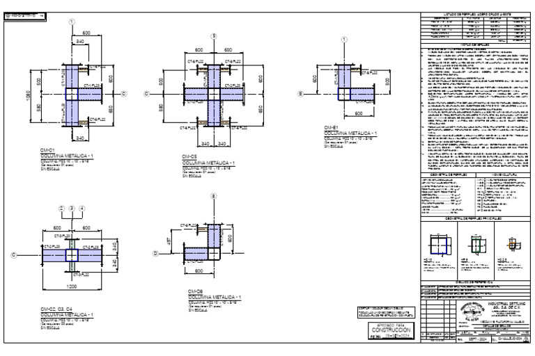 Especificaciones de Columnas Metálicas HSS | PDF | Materiales | Acero