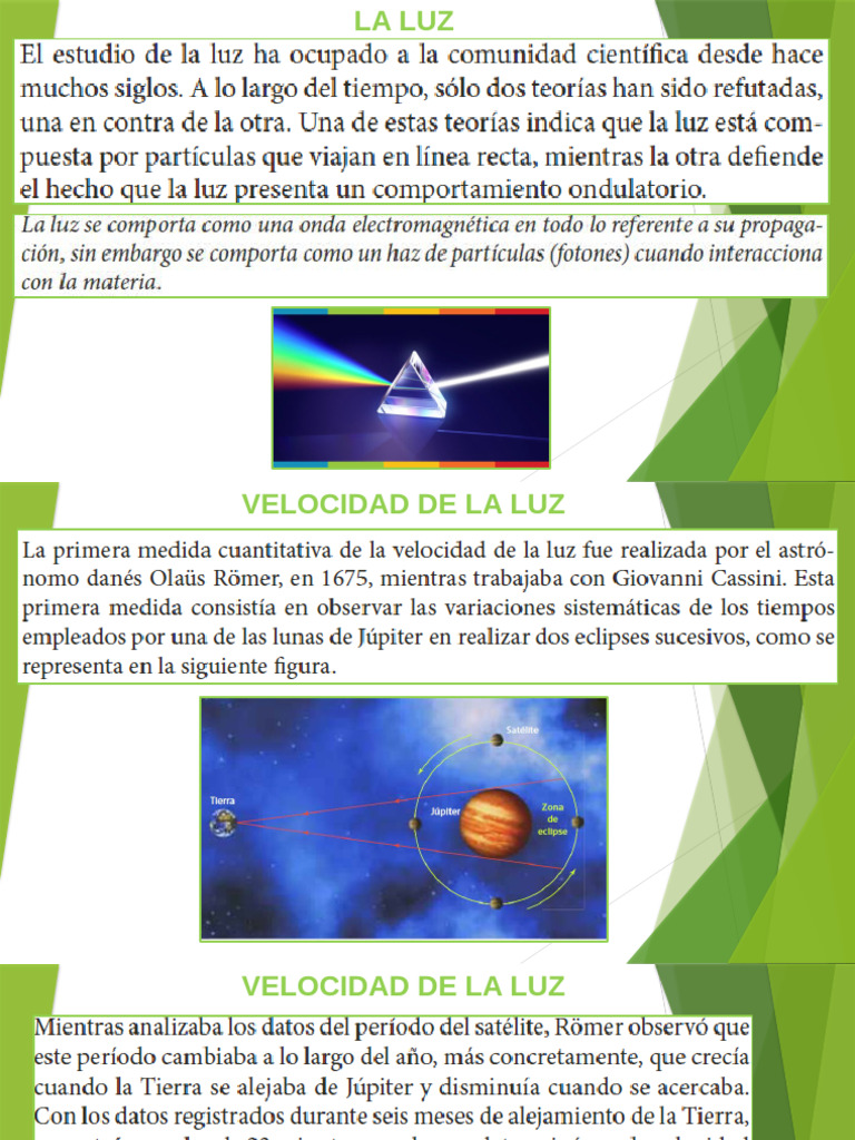 Propiedades y Comportamiento de la Luz | PDF | Refracción | Ligero