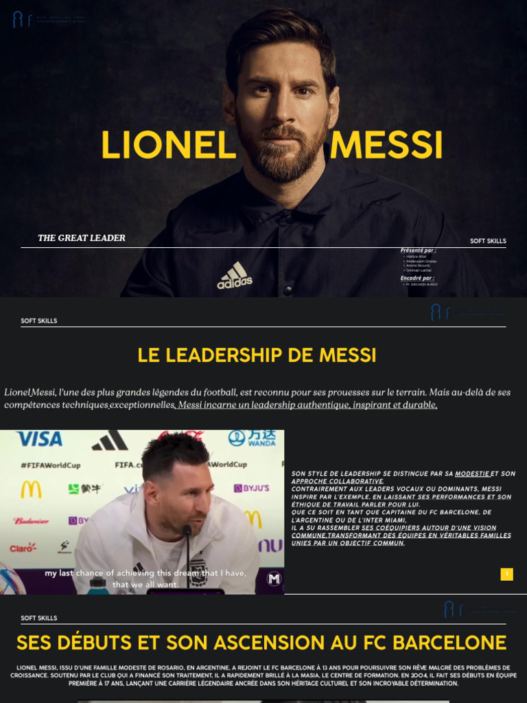 Messi : Légende et Leader Inspirant | PDF | Lionel Messi | Football