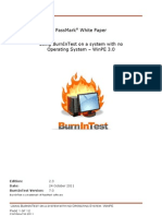 Passmark: Passmark White Paper Using Burnintest On A System With No Operating System - Winpe 3.0