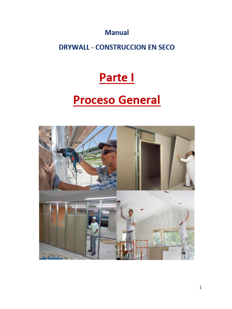 Manual Completo de Construcción Drywall | PDF | pared | Aislamiento térmico