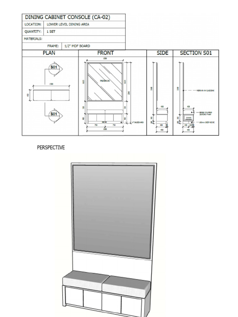 AVIDA 2503 - Dining Console | PDF