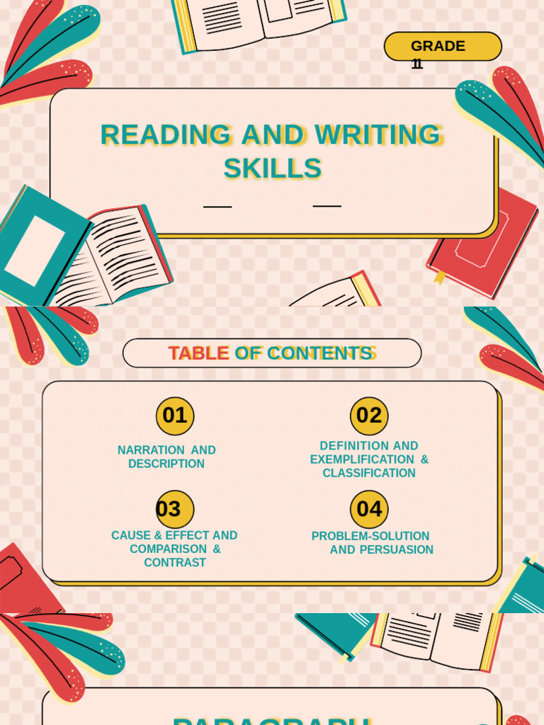 Grade 11 Reading and Writing Skills Guide | PDF